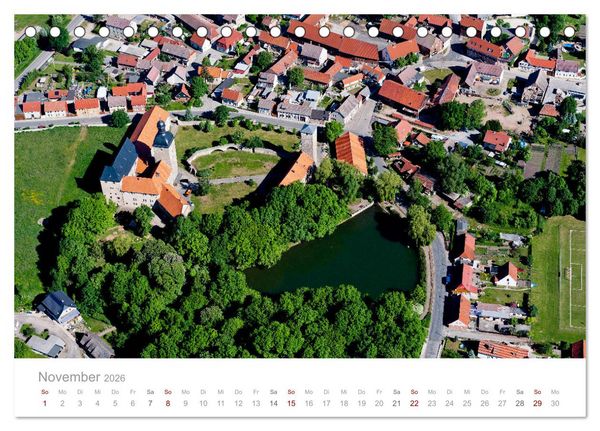 Produktbild: Harzvorland Luftbilder 2026 (Tischkalender 2026 DIN A5 quer), CALVENDO Monatskalender