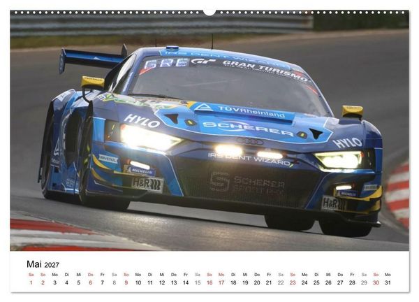 Produktbild: Motorsport in Deutschland (Wandkalender 2027 DIN A2 quer), CALVENDO Monatskalender