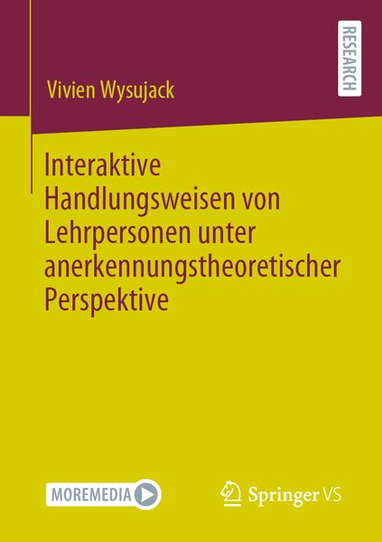 Produktbild: Interaktive Handlungsweisen von Lehrpersonen unter anerkennungstheoretischer Perspektive