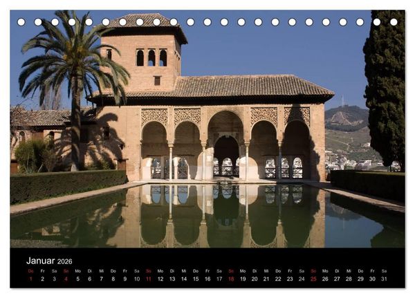 Produktbild: Andalusien (Tischkalender 2026 DIN A5 quer), CALVENDO Monatskalender