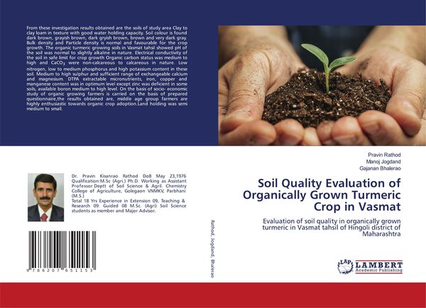 Produktbild: Soil Quality Evaluation of Organically Grown Turmeric Crop in Vasmat
