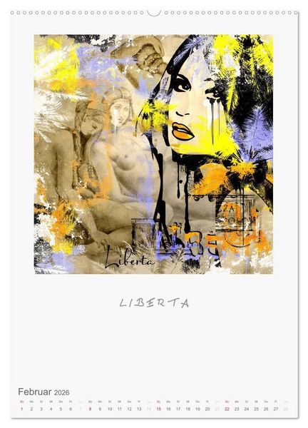 Produktbild: BELLE REBELLE (hochwertiger Premium Wandkalender 2026 DIN A2 hoch), Kunstdruck in Hochglanz