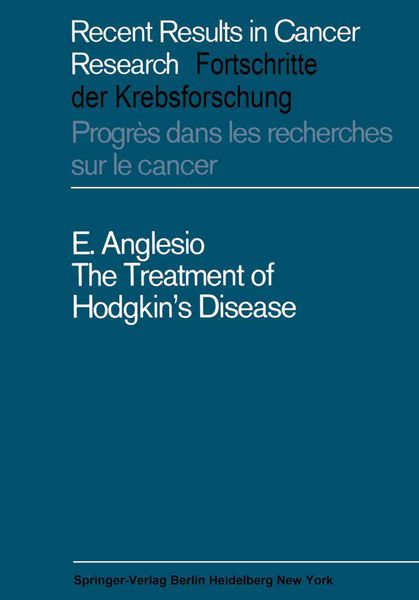 Produktbild: The Treatment of Hodgkin&rsquo;s Disease