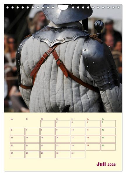 Produktbild: Spektakulum - Mittelalterliches Kalendarium (Wandkalender 2026 DIN A4 hoch), CALVENDO Monatskalender
