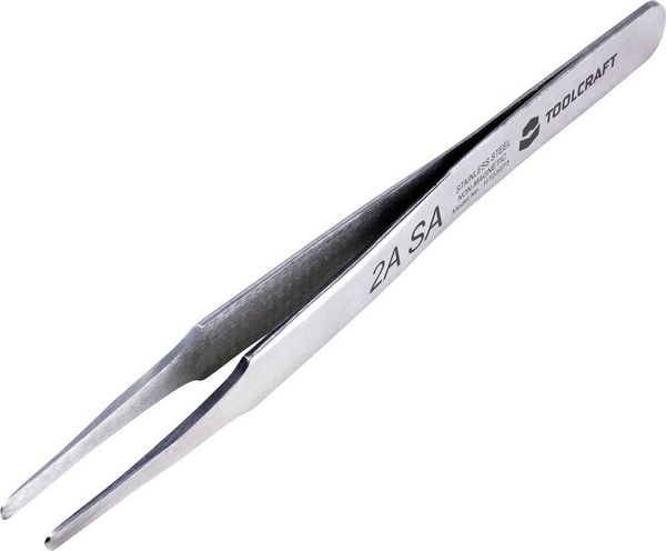 Produktbild: TOOLCRAFT TO-5861040 Pr&auml;zisionspinzette 1 St&uuml;ck 2a SA 120mm