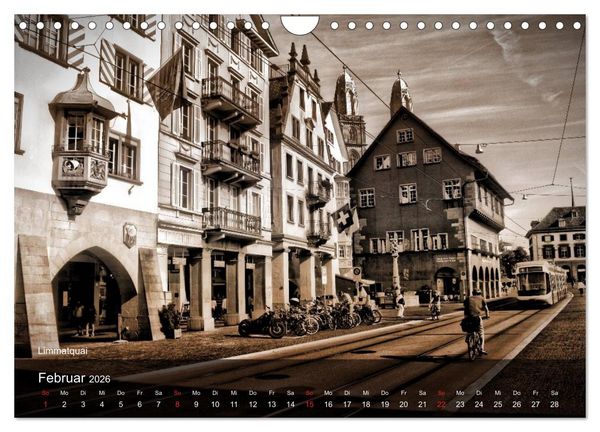 Produktbild: Gutes altes Z&uuml;rich (Wandkalender 2026 DIN A4 quer), CALVENDO Monatskalender