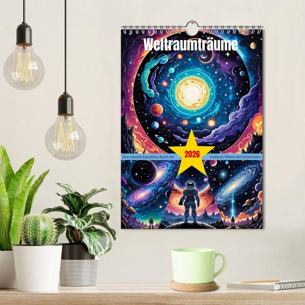 Produktbild: Weltraumtr&auml;ume (Wandkalender 2026 DIN A4 hoch), CALVENDO Monatskalender