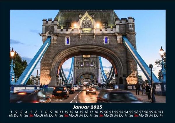 Produktbild: London 2025 Fotokalender DIN A5