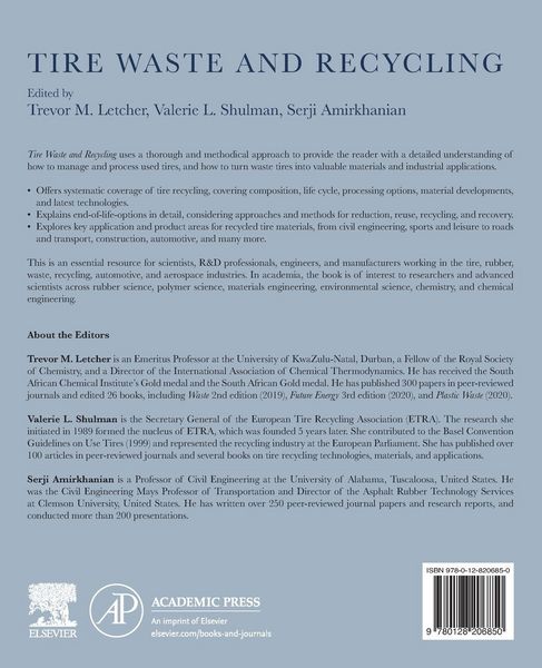 Produktbild: Tire Waste and Recycling