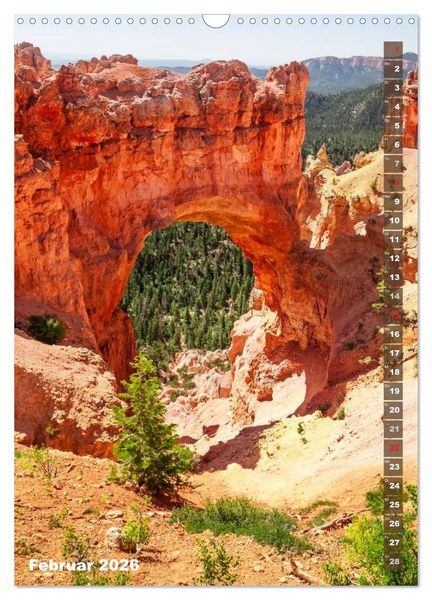 Produktbild: BRYCE CANYON Natur Pur (Wandkalender 2026 DIN A3 hoch), CALVENDO Monatskalender