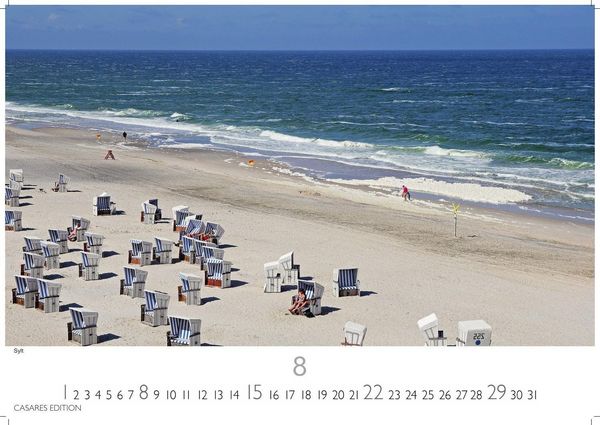 Produktbild: Nordseek&uuml;ste Kalender 2027 &ndash; Wandkalender | Fotokalender Deutschland 50x35cm - mit Stimmungsvollen Motiven von D&uuml;nen, Watt, Leuchtt&uuml;rmen und maritimer K&uuml;stenlandschaft