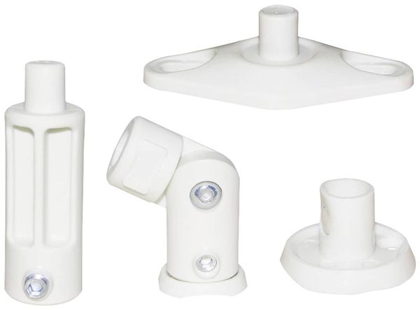 Produktbild: Neomounts SPEAKER-W100 Lautsprecher-Deckenhalterung Neigbar Boden-/Deckenabstand (max.): 14.2 cm Wei&szlig; 1 St.