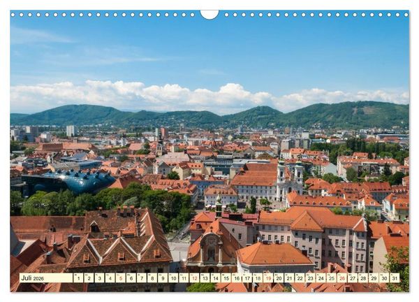 Produktbild: Mein Graz. Perle an der Mur (Wandkalender 2026 DIN A3 quer), CALVENDO Monatskalender