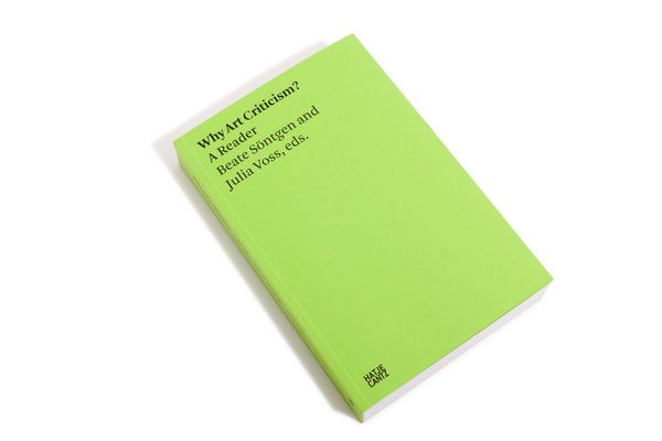 Produktbild: Why Art Criticism? A Reader