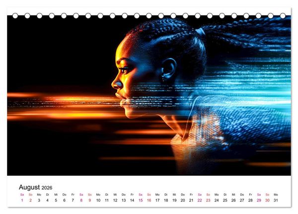 Produktbild: Sport Art (Tischkalender 2026 DIN A5 quer), CALVENDO Monatskalender