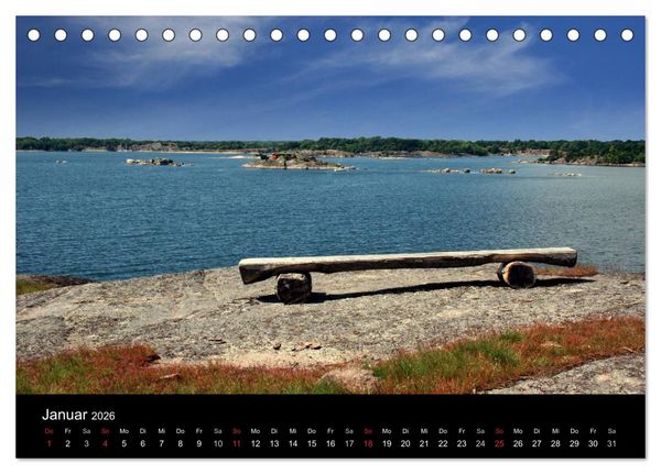 Produktbild: S&uuml;dschwedens Sch&auml;renk&uuml;ste (Tischkalender 2026 DIN A5 quer), CALVENDO Monatskalender