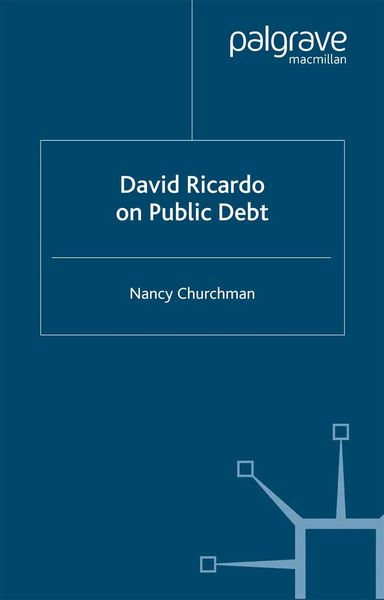 Produktbild: David Ricardo on Public Debt
