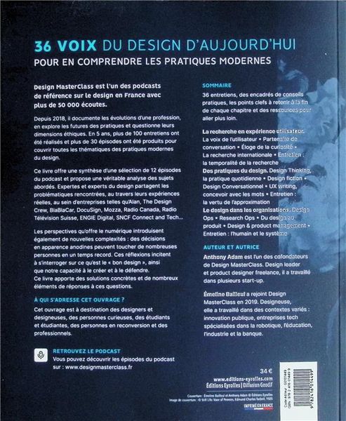 Produktbild: Design masterclass pratiques