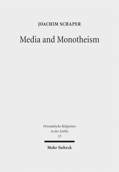 Produktbild: Media and Monotheism