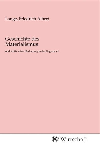 Produktbild: Geschichte des Materialismus