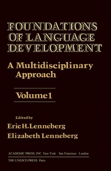 Produktbild: Foundations of Language Development