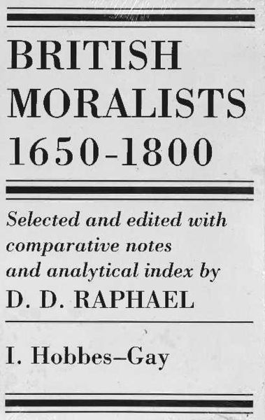 Produktbild: Raphael, D: British Moralists: 1650-1800 (Volumes 1 and 2)