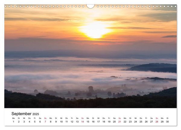 Wunderschönes Nordhessen - Magische Momente (Wandkalender 2025 DIN A3 quer), CALVENDO Monatskalender