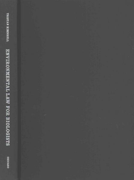 Produktbild: Kimbrell, T: Environmental Law for Biologists