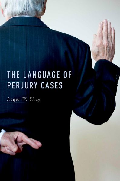 Produktbild: The Language of Perjury Cases