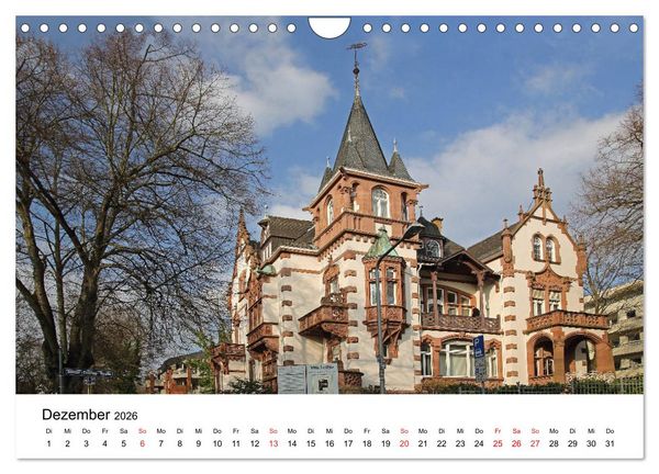 Produktbild: Wiesbaden - Stadt der Villen (Wandkalender 2026 DIN A4 quer), CALVENDO Monatskalender