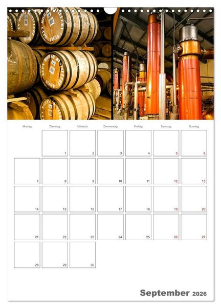 Produktbild: Schottland Impressionen - Schl&ouml;sser und Whisky (Wandkalender 2026 DIN A3 hoch), CALVENDO Monatskalender