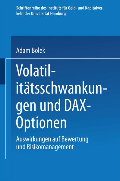 Produktbild: Volatilit&auml;tsschwankungen und DAX-Optionen