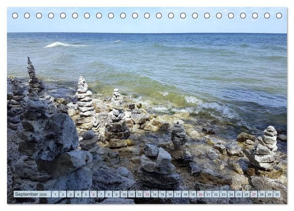 Produktbild: Lake Superior & Lake Michigan (Tischkalender 2026 DIN A5 quer), CALVENDO Monatskalender