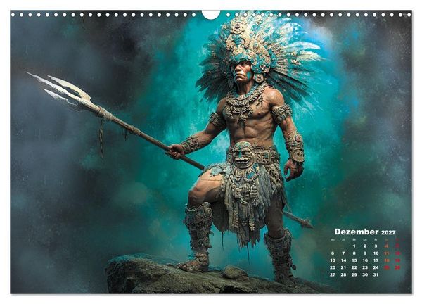 Produktbild: Azteken - Im Glanz der ewigen Sonne (Wandkalender 2027 DIN A3 quer), CALVENDO Monatskalender