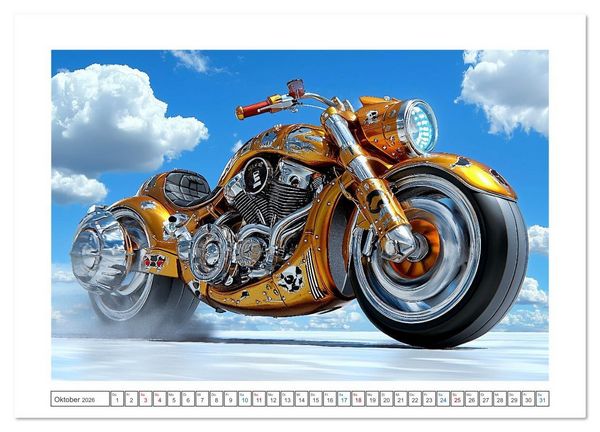 Produktbild: Zero Rider (hochwertiger Premium Wandkalender 2026 DIN A2 quer), Kunstdruck in Hochglanz