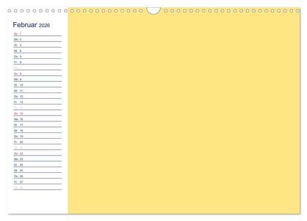 Produktbild: Farbiger Bastelkalender (Wandkalender 2026 DIN A3 quer), CALVENDO Monatskalender