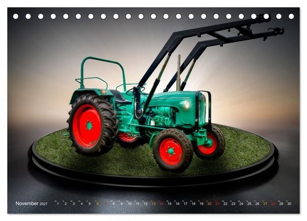Produktbild: Traktor - Giganten (Tischkalender 2027 DIN A5 quer), CALVENDO Monatskalender