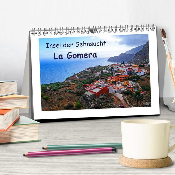 Produktbild: Insel der Sehnsucht - La Gomera (Tischkalender 2026 DIN A5 quer), CALVENDO Monatskalender