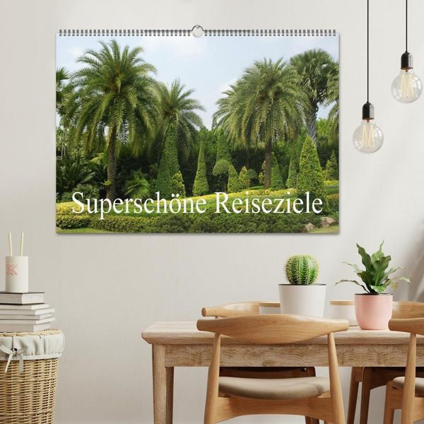 Produktbild: Supersch&ouml;ne Reiseziele (Wandkalender 2027 DIN A2 quer), CALVENDO Monatskalender