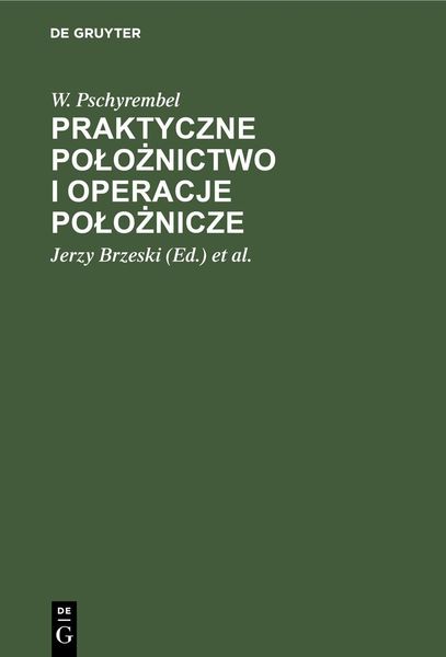 Produktbild: Praktyczne po&iquest;o&iquest;nictwo i operacje po&iquest;o&iquest;nicze