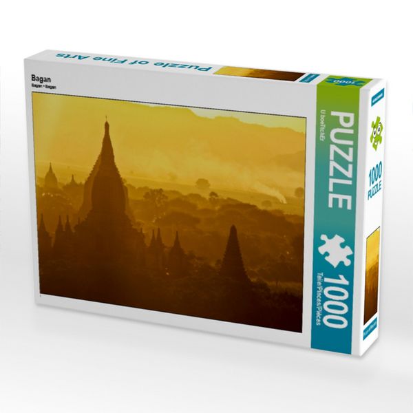 Produktbild: CALVENDO Puzzle Bagan | 1000 Teile Lege-Gr&ouml;&szlig;e 64x48cm Foto-Puzzle f&uuml;r gl&uuml;ckliche Stunden