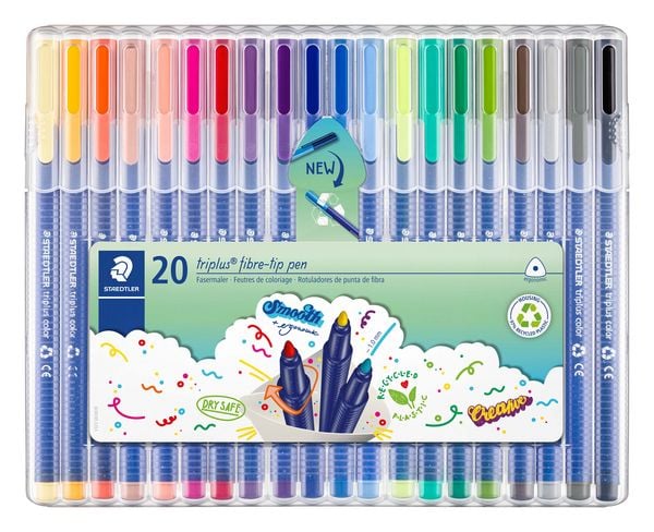 Produktbild: STAEDTLER Fasermaler triplus color 20er Set