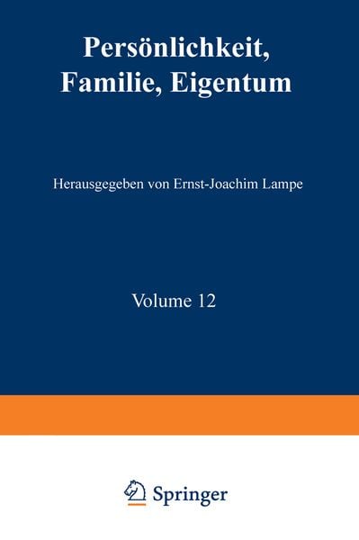 Produktbild: Pers&ouml;nlichkeit, Familie, Eigentum
