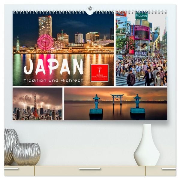 Japan - Tradition und Hightech (hochwertiger Premium Wandkalender 2026 DIN A2 quer), Kunstdruck in Hochglanz