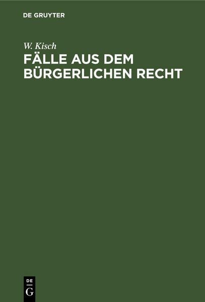 Produktbild: F&auml;lle aus dem b&uuml;rgerlichen Recht