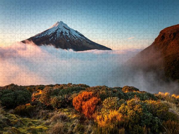 Produktbild: CALVENDO Puzzle Mount Taranaki | 2000 Teile Lege-Gr&ouml;&szlig;e 90x67cm Foto-Puzzle f&uuml;r gl&uuml;ckliche Stunden