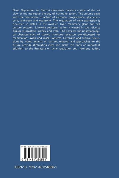 Produktbild: Gene Regulation by Steroid Hormones