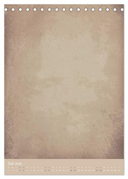 Produktbild: Vintage DIY Bastel-Kalender -Hochformat- (Tischkalender 2026 DIN A5 hoch), CALVENDO Monatskalender