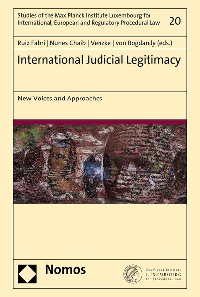 Produktbild: International Judicial Legitimacy