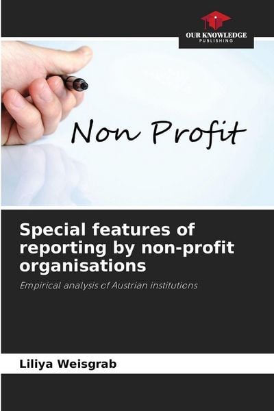 Produktbild: Special features of reporting by non-profit organisations
